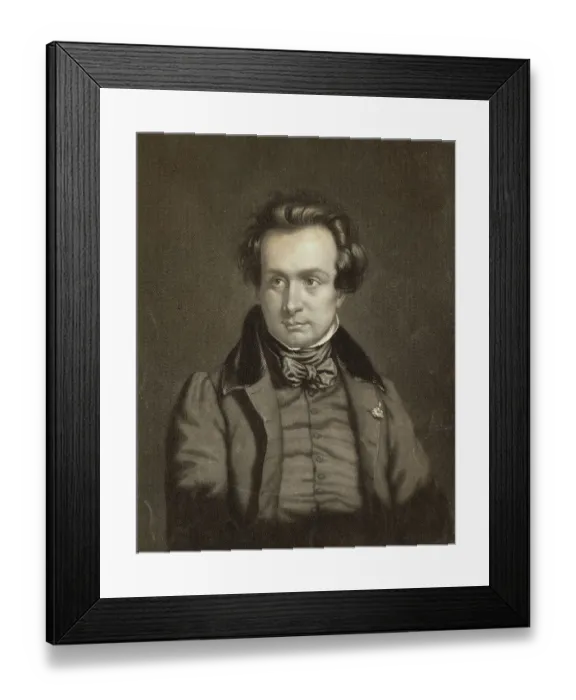 Framed Print : Portrait of Victor Hugo