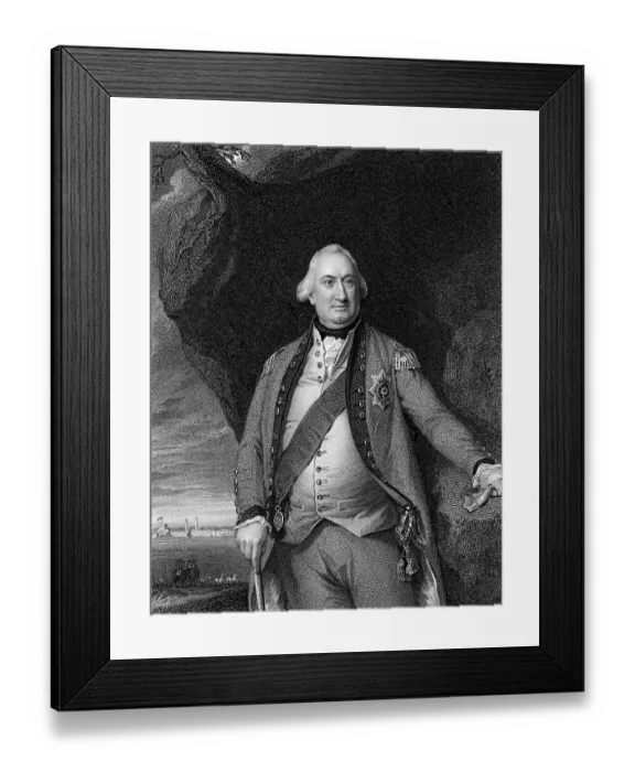Framed Print : Portrait of Charles Cornwallis Framed Print : Portrait of Charles Cornwallis