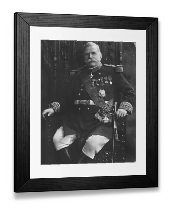 Framed Print : Portrait of Joseph-Jacques-Cesaire Joffre