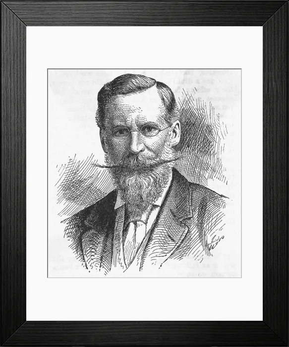 Framed Print : Portrait of Sir William Crookes