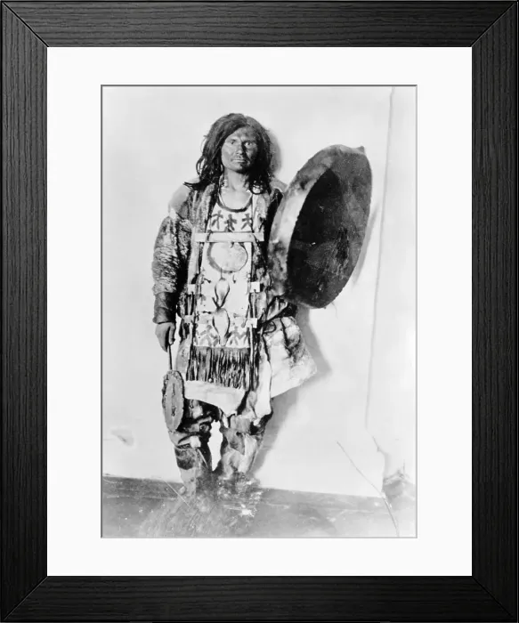 Framed Print : Yenesei Ostyak Shaman Framed Print : Yenesei Ostyak Shaman
