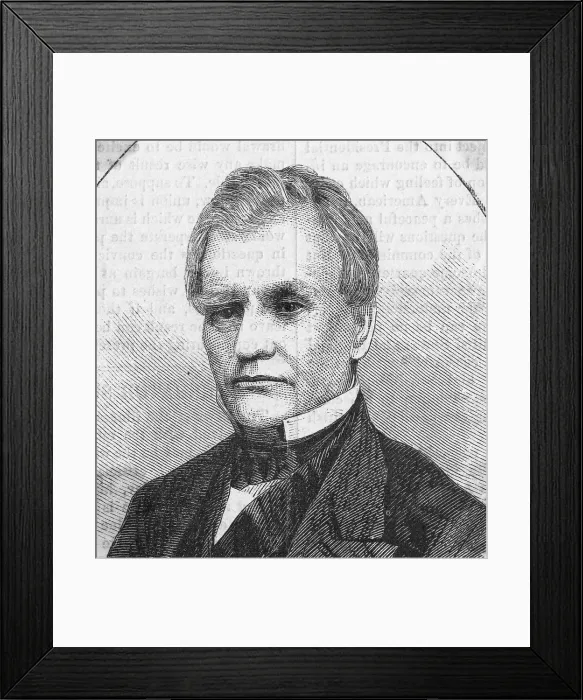Framed Print : Portrait of Benjamin F. Wade Framed Print : Portrait of Benjamin F. Wade