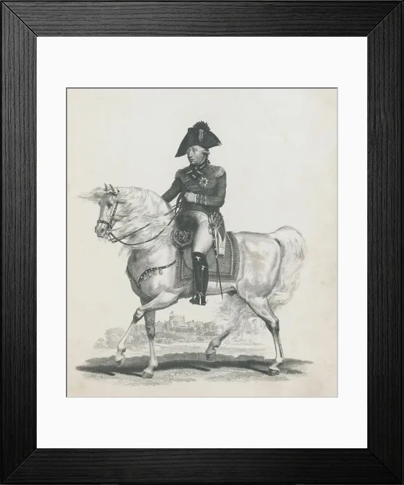 Framed Print : King George III on His Horse Framed Print : King George III on His Horse