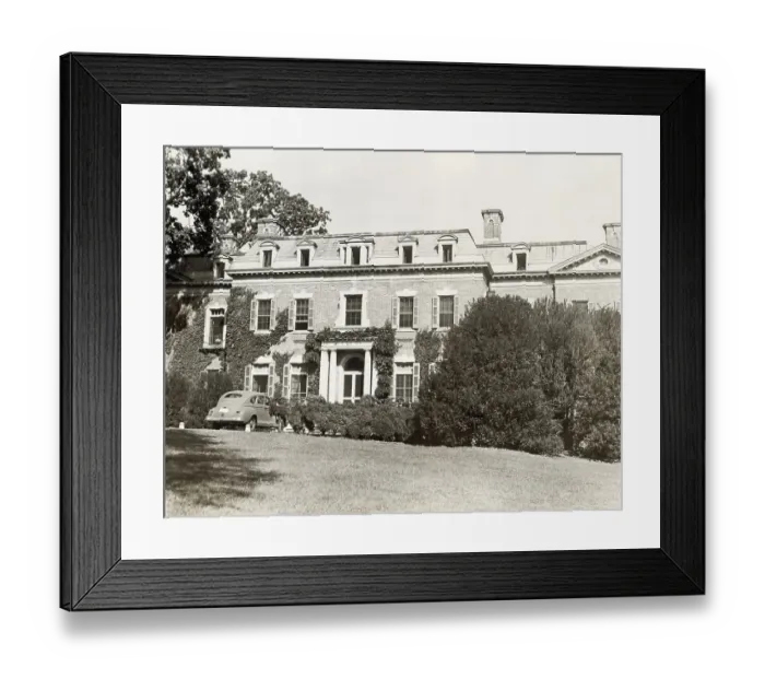Framed Print : Exterior Of House In Washington, Dc Framed Print : Exterior Of House In Washington, Dc