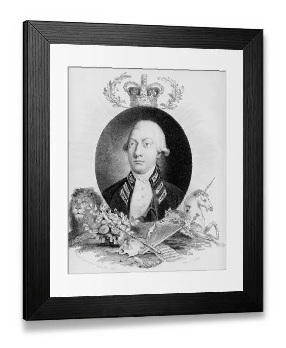 Framed Print : King George III Framed Print : King George III