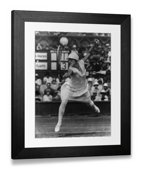 Framed Print : Julie Vlasto in Action in Semifinals Framed Print : Julie Vlasto in Action in Semifinals