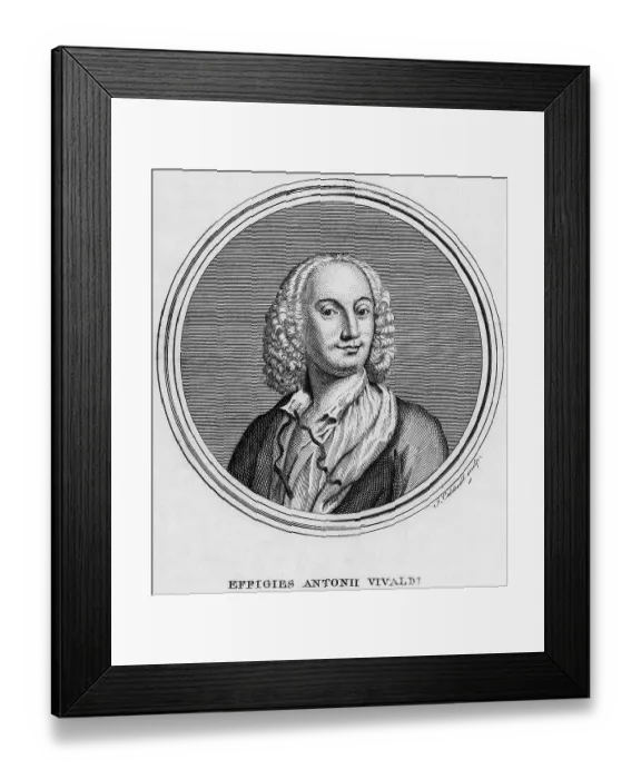 Framed Print : Portrait of Antonio Vivaldi by James Caldwall Framed Print : Portrait of Antonio Vivaldi by James Caldwall