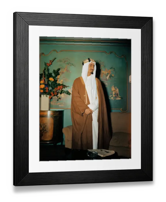 Framed Print : Prince Faisal Standing Framed Print : Prince Faisal Standing