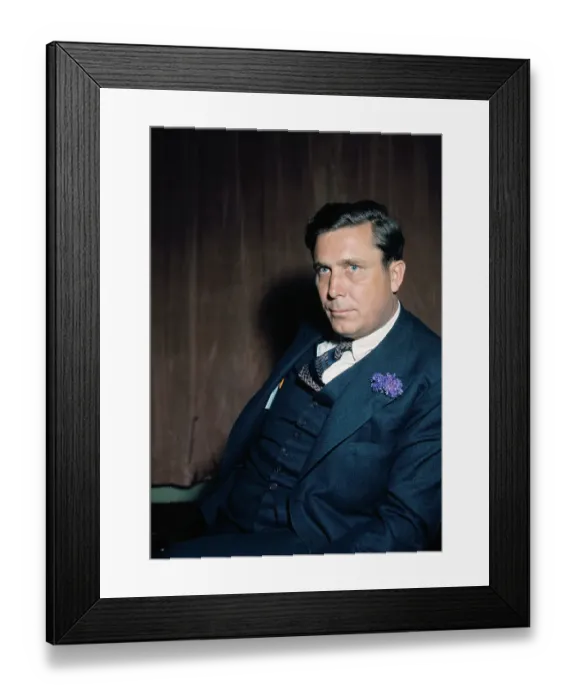 Framed Print : Politician Wendell Lewis Willkie Sitting on Lawn Framed Print : Politician Wendell Lewis Willkie Sitting on Lawn