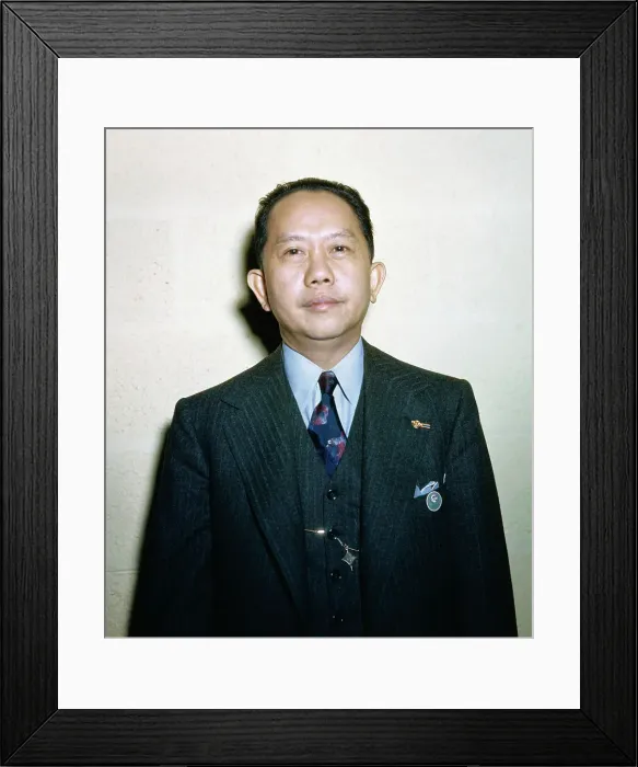 Framed Print : General Carlos P. Romulo Posing in Uniform Framed Print : General Carlos P. Romulo Posing in Uniform