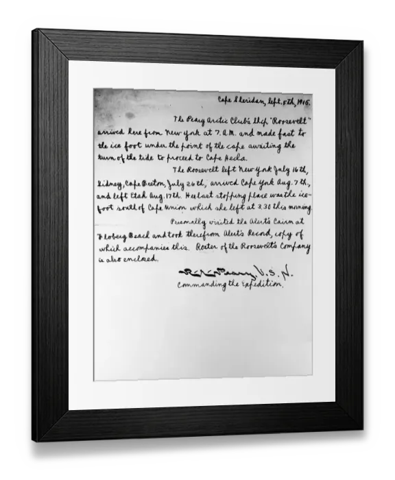 Framed Print : Document Retrieved From Canadian Arctic Framed Print : Document Retrieved From Canadian Arctic