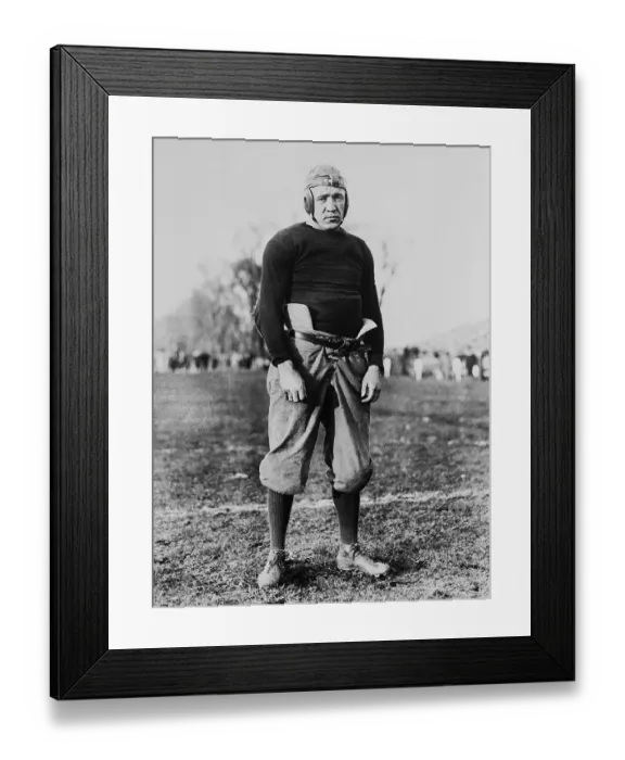 Framed Print : Knute Rockne in Early Years and Wearing Football Uniform Framed Print : Knute Rockne in Early Years and Wearing Football Uniform