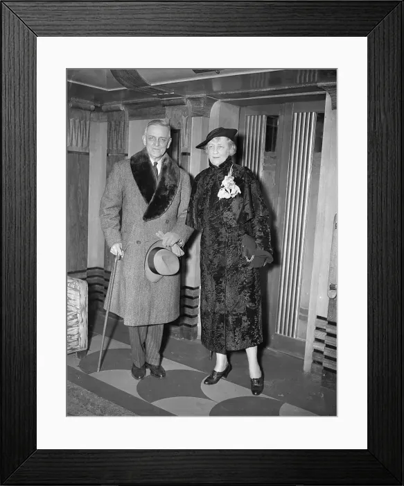 Framed Print : Robert Worth Bingham and Mrs. Bingham