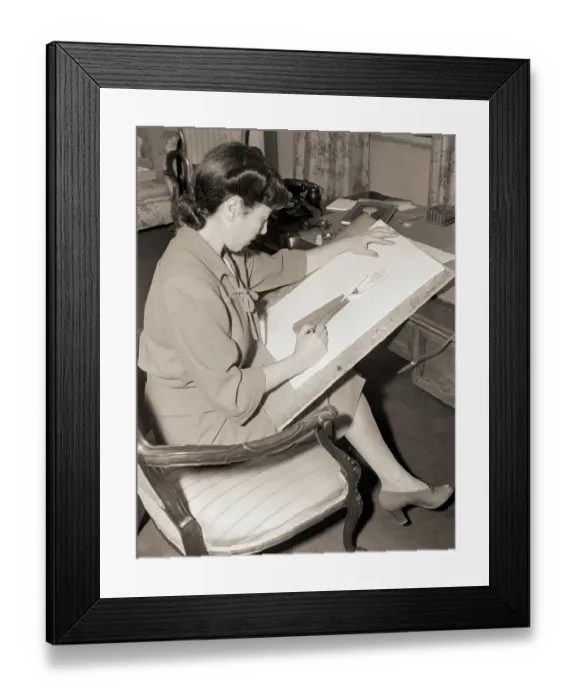 Framed Print : Film Costume Designer Edith Head Framed Print : Film Costume Designer Edith Head