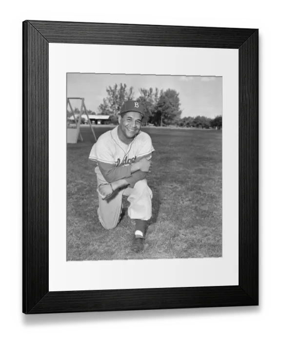 Framed Print : Portrait of Roy Campanella Framed Print : Portrait of Roy Campanella
