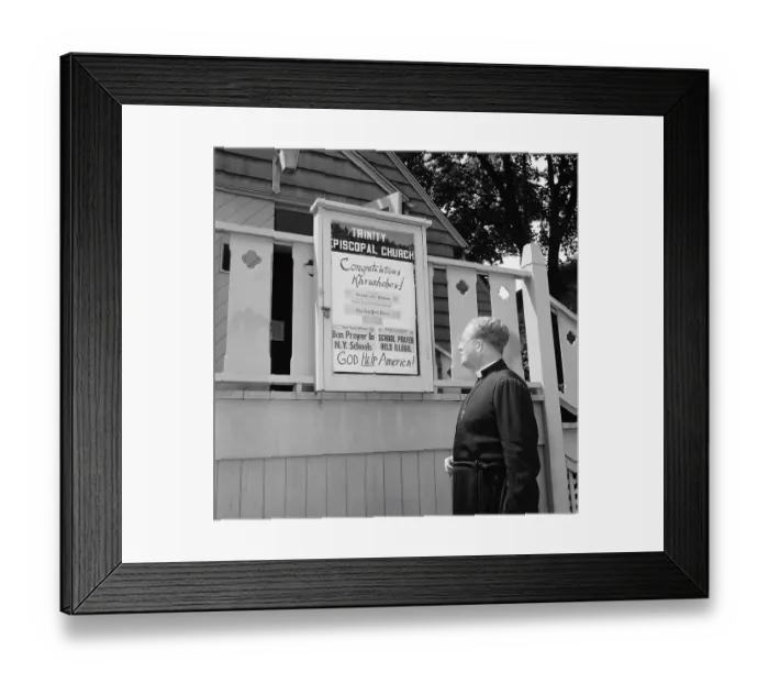 Framed Print : School Prayer Banner Framed Print : School Prayer Banner
