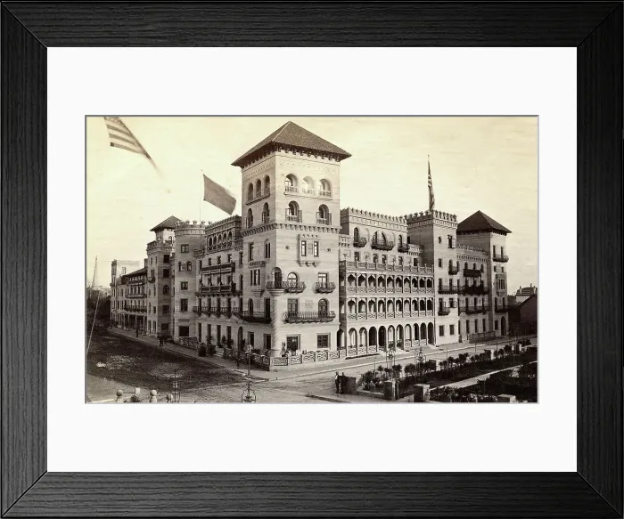 Framed Print : Cordova Hotel In Florida