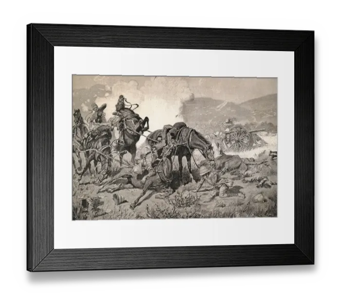 Framed Print : Scene from Boer War Framed Print : Scene from Boer War