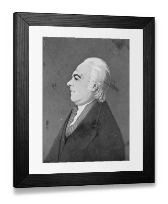 Framed Print : Portrait of Andrew Ellicott Framed Print : Portrait of Andrew Ellicott