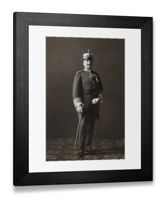 Framed Print : Portrait of Kaiser Wilhelm II Framed Print : Portrait of Kaiser Wilhelm II
