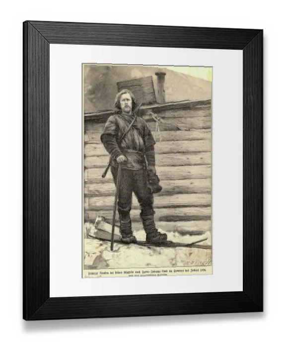Framed Print : Norwegian Explorer Fridtjof Nansen Framed Print : Norwegian Explorer Fridtjof Nansen