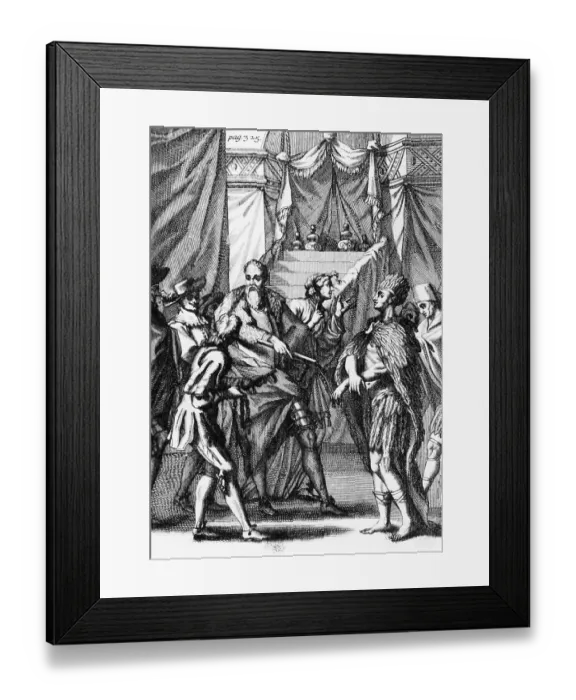 Framed Print : Pizzaro Imprisoning Atahualpa Framed Print : Pizzaro Imprisoning Atahualpa