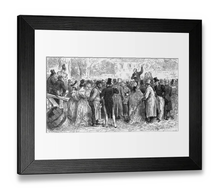 Framed Print : Daniel O'Connell Speaking Framed Print : Daniel O'Connell Speaking
