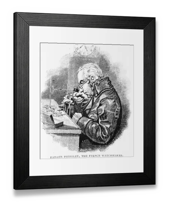 Framed Print : Watch Maker Framed Print : Watch Maker
