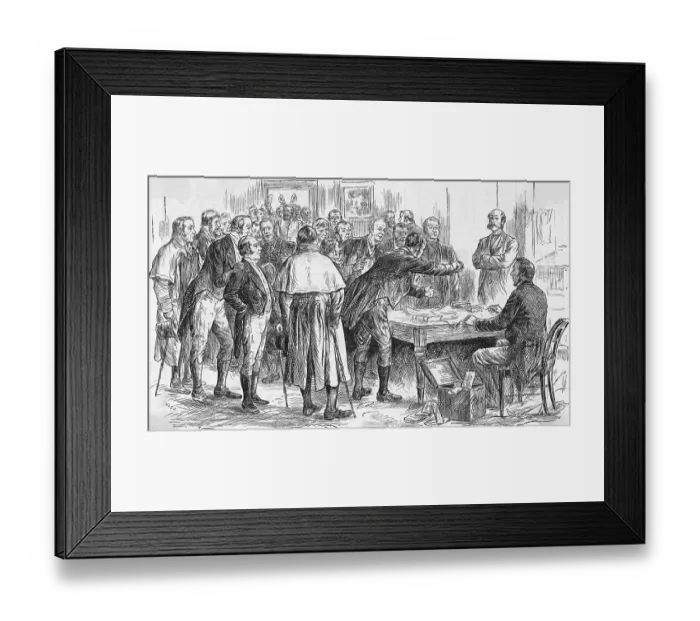 Framed Print : Irish Fighting Rent Increases Framed Print : Irish Fighting Rent Increases