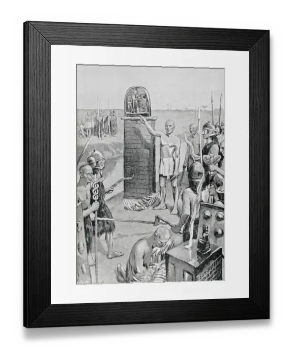Framed Print : High Priest of Nippur Delimiting Boundary Framed Print : High Priest of Nippur Delimiting Boundary
