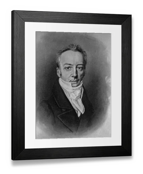 Framed Print : Portrait of James Smithson Framed Print : Portrait of James Smithson