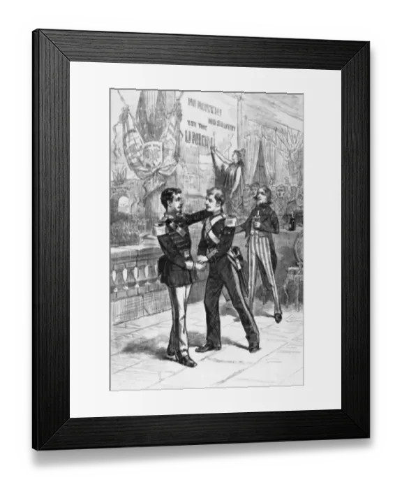 Framed Print : Reconciliation Between North and South Framed Print : Reconciliation Between North and South