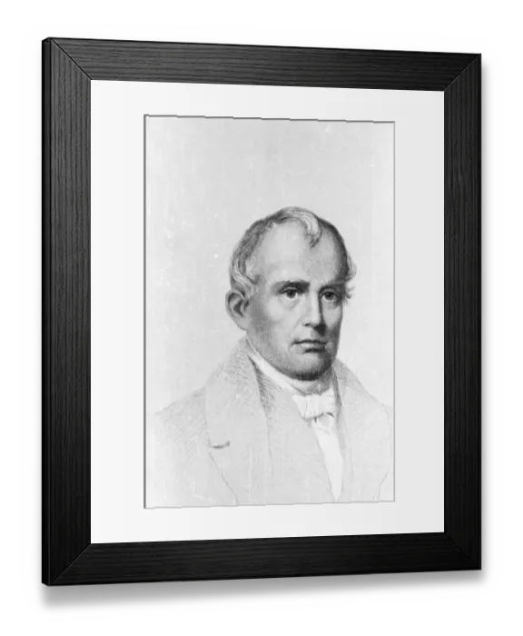 Framed Print : Portrait of Samuel Slater Framed Print : Portrait of Samuel Slater