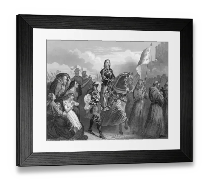 Framed Print : Joan of Arc Entering Orleans Framed Print : Joan of Arc Entering Orleans