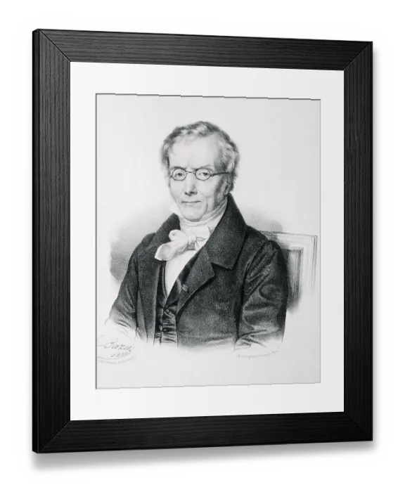Framed Print : Portrait of Jean Esquirol Framed Print : Portrait of Jean Esquirol