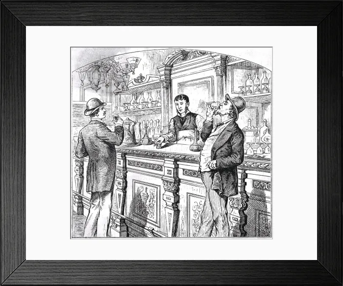 Framed Print : Man Drinking Liquor Framed Print : Man Drinking Liquor