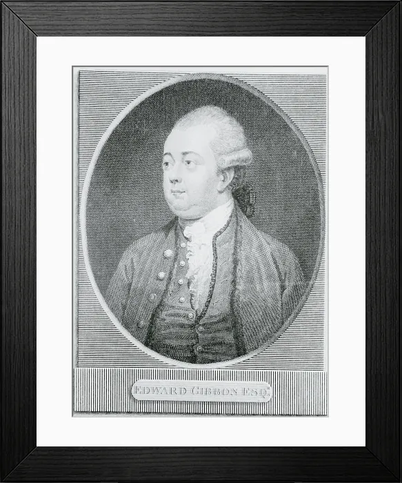 Framed Print : Portrait of Edward Gibbon