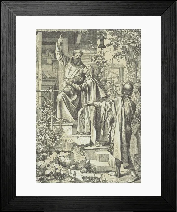 Framed Print : Eloise and Abelard Framed Print : Eloise and Abelard
