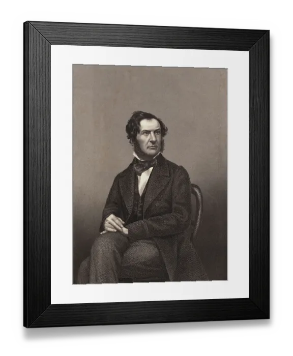 Framed Print : Portrait of William Ewart Gladstone
