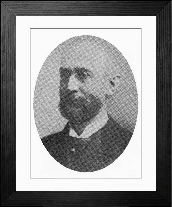Framed Print : Portrait Of Businessman Isidor Straus Framed Print : Portrait Of Businessman Isidor Straus