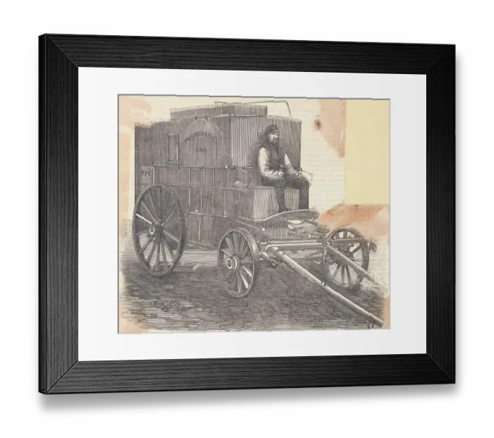 Framed Print : Roger Fenton's Photographic Van Framed Print : Roger Fenton's Photographic Van