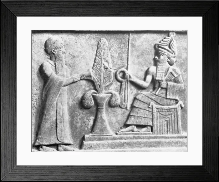 Framed Print : Detail of the Stele of Ur-Nammu Framed Print : Detail of the Stele of Ur-Nammu