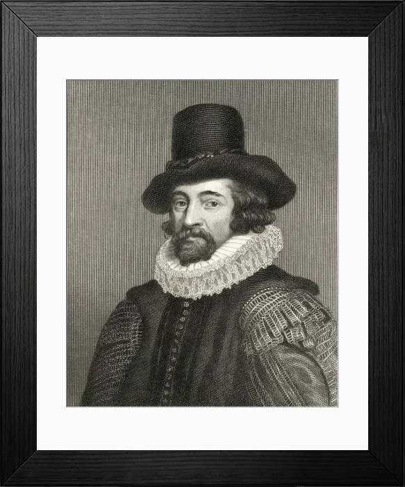 Framed Print : Portrait of Sir Francis Bacon