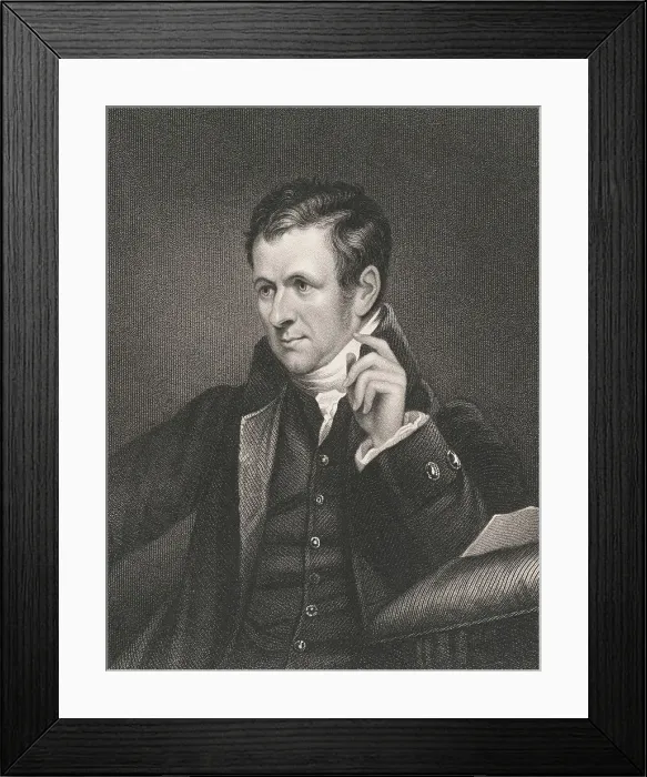 Framed Print : Portrait of Sir Humphrey Davy