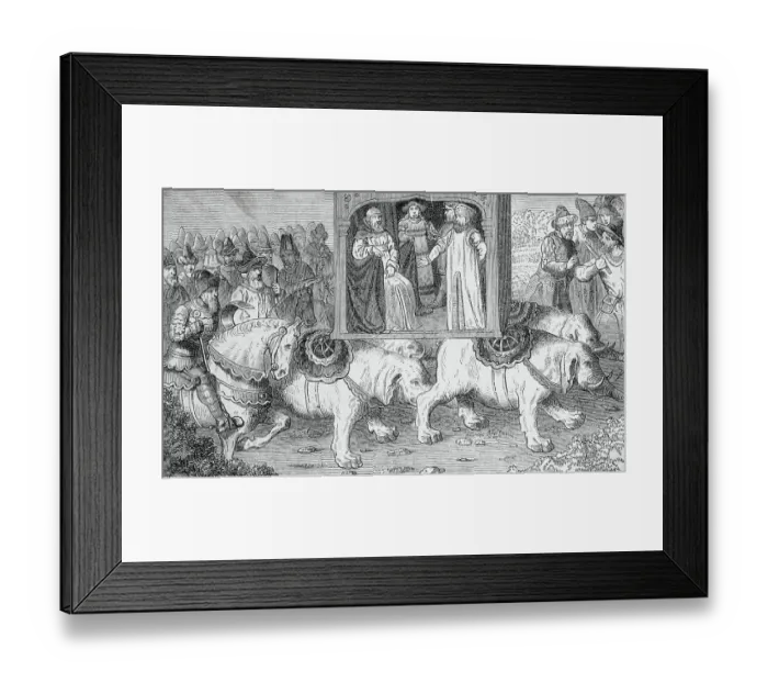 Framed Print : Marco Polo and Kublai Khan Framed Print : Marco Polo and Kublai Khan
