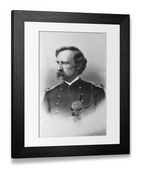 Framed Print : Portrait of General Custer Framed Print : Portrait of General Custer
