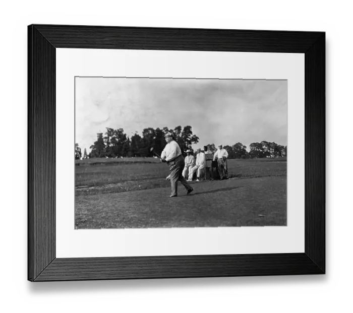 Framed Print : President Taft On Golf Course Framed Print : President Taft On Golf Course