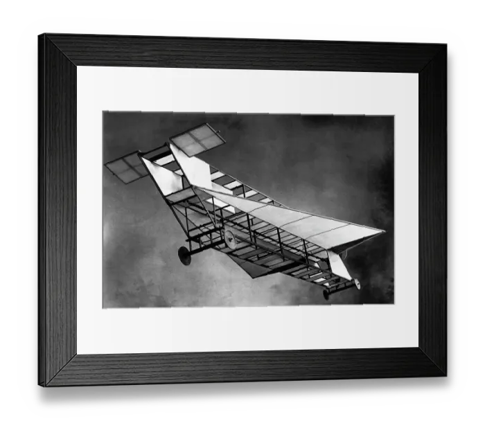 Framed Print : View of the Von Frowein Airplane, ca. 1906 Framed Print : View of the Von Frowein Airplane, ca. 1906
