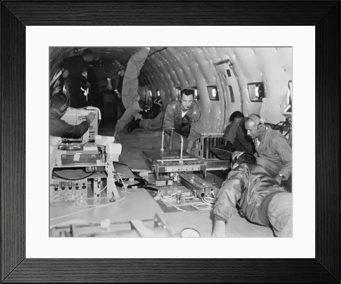 Framed Print : Astronauts Train In Weightless Airplane Framed Print : Astronauts Train In Weightless Airplane