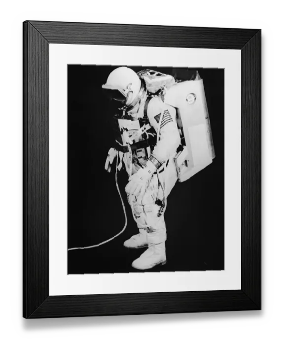 Framed Print : Man In Full Space (Astronaut) Gear